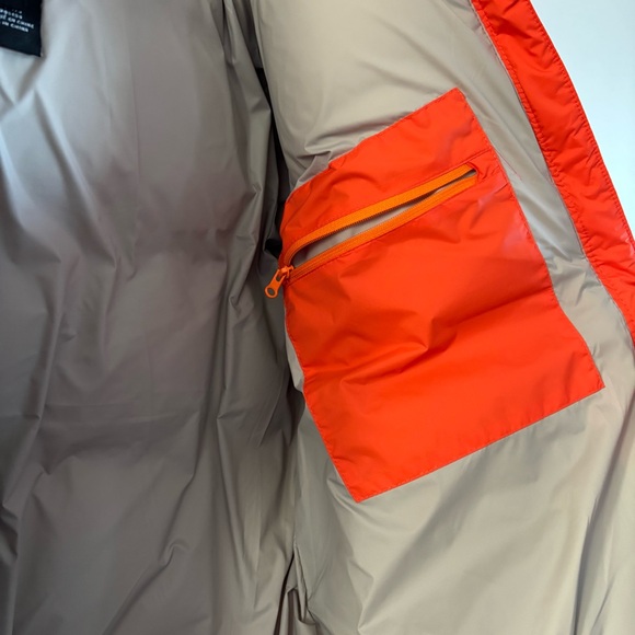 Audvik - FOSFO SHORT - Women's down puffer jacket - Orange - Small - Picture 5 of 10